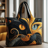 Mystical Cat Handmade Tote Bag