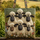 Handmade Bag of Five Sheep
