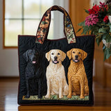 Handmade Bag Three Labradores