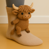 Lydia - Cow Patterned Socks