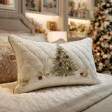 Padded Cushion Cover - Snowy Refuge