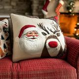 Padded Cushion Cover - Frosty Night