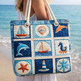 Handmade Beach Bag | Marine Creatures