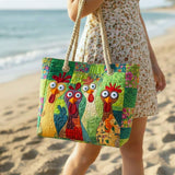 Handmade Beach Bag | Funky Chicken