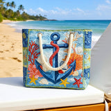 Handmade Beach Bag | Nautical Anchor