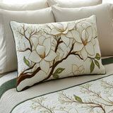Padded Pillowcase - Magnolia Flower