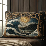 Padded Pillowcase - Ocean Waves