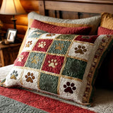 Quilted Pillow Cover - Scarlet Legs